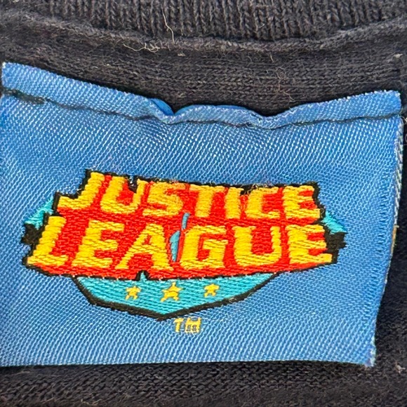 Vintage DC Comics Justice League TShirt Batman Superman Flash Green Lantern Hero - Picture 6 of 9